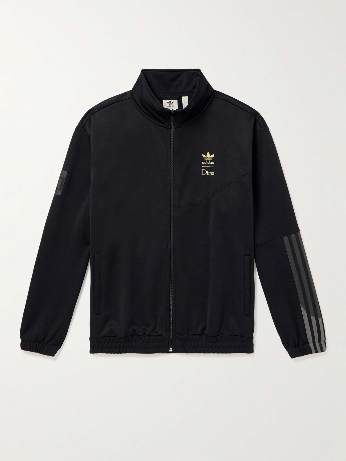 

Спортивная куртка DIME Superfire из переработанного джерси с вышитым логотипом ADIDAS ORIGINALS, черный