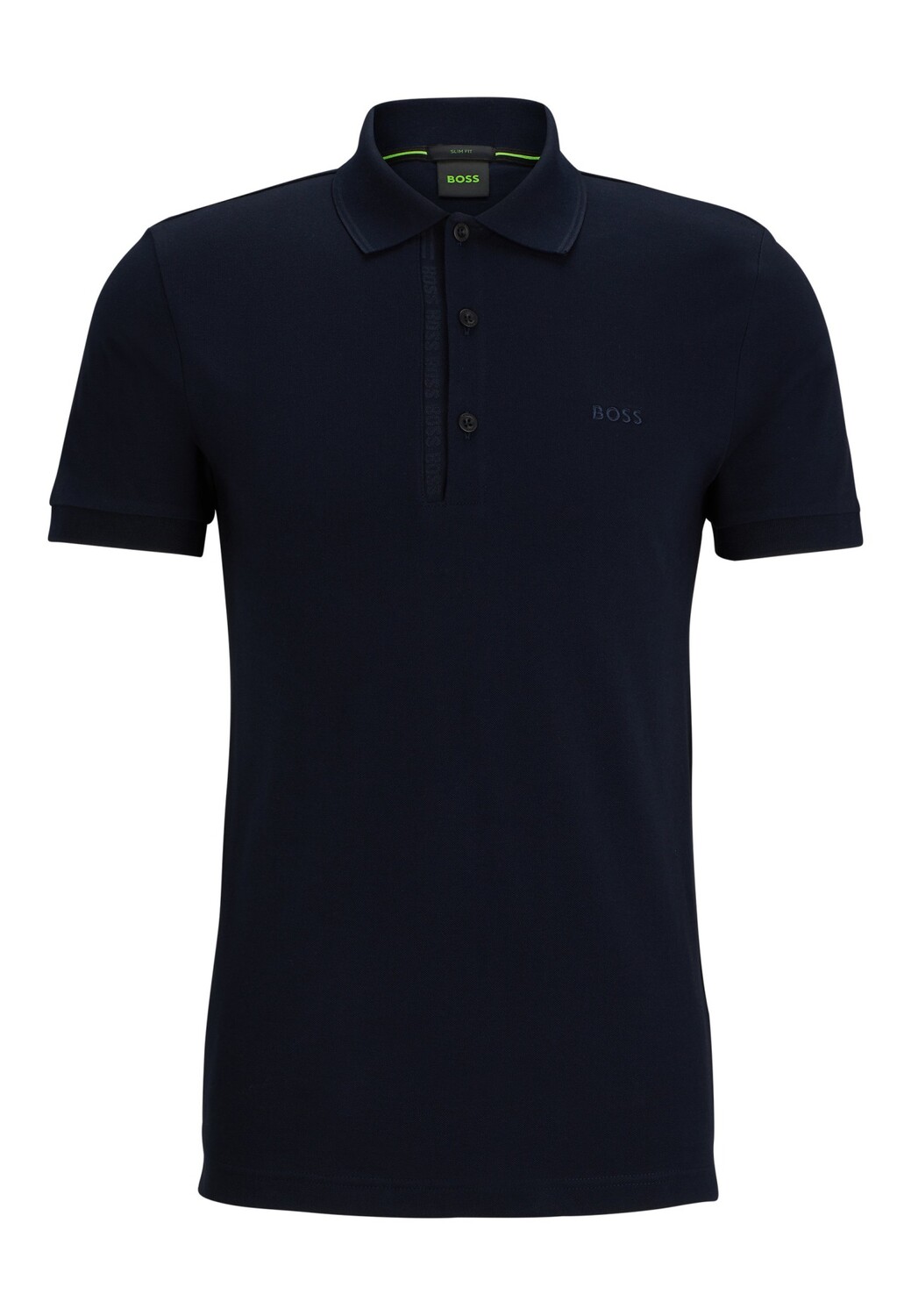 

Рубашка поло BOSS PAULE 4 Slim Fit, темно-синий