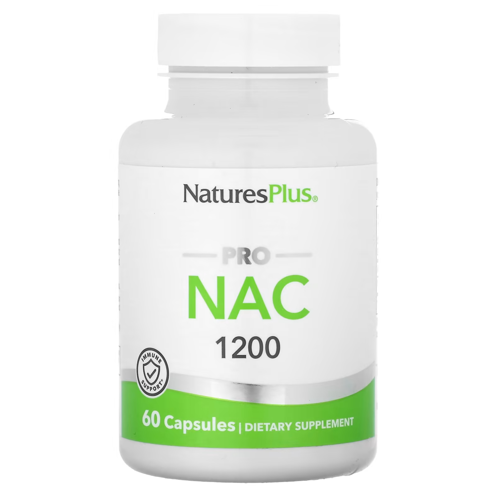 Пищевая добавка NaturesPlus Pro NAC 1200, 60 капсул пищевая добавка naturesplus sugar control 60 капсул