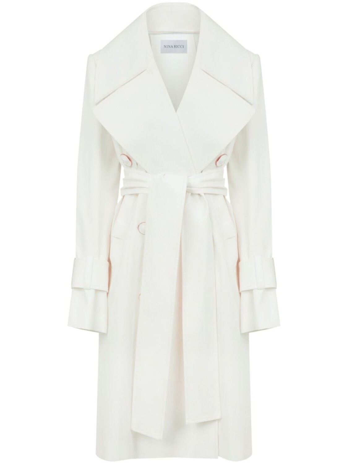 

Nina Ricci тренч оверсайз, белый