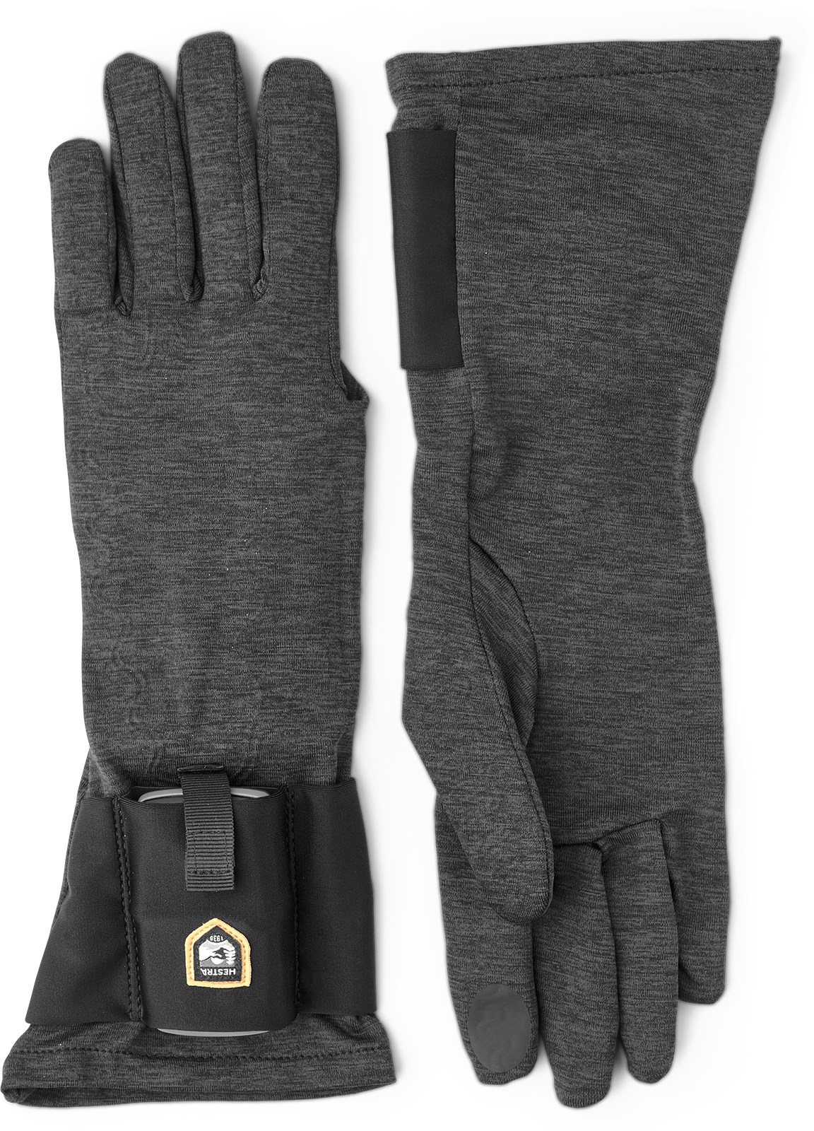 Тактильные перчатки с теплозащитной подкладкой Hestra Gloves, серый перчатки hestra ergo grip tactility 5 finger черный