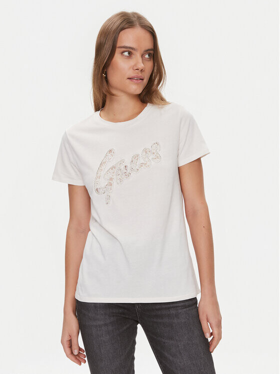 

Футболка стандартного кроя Guess, белый
