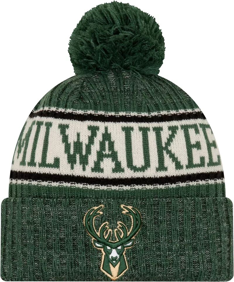 Мужская спортивная вязаная шапка New Era Milwaukee Bucks printio спортивная футболка 3d milwaukee bucks