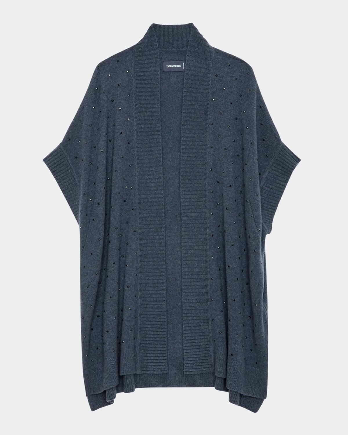 

Кашемировый кардиган с украшением Indiany Zadig & Voltaire, цвет Storm