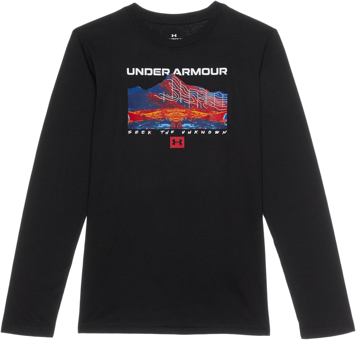 

Футболка Under Armour Kids Ua Alien Mnt Long Sleeve Tee, черный