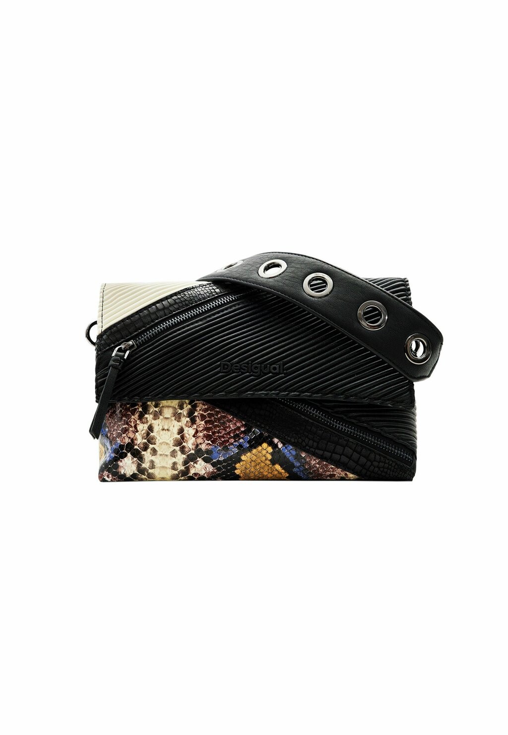 

Сумка через плечо MIDSIZE PATCHWORK Desigual, черный