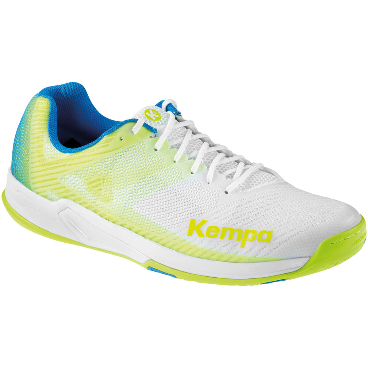 

Спортивные кроссовки Kempa Hallen Sport Schuhe WING 2.0 BACK2COLOUR, цвет weiß/fluo gelb