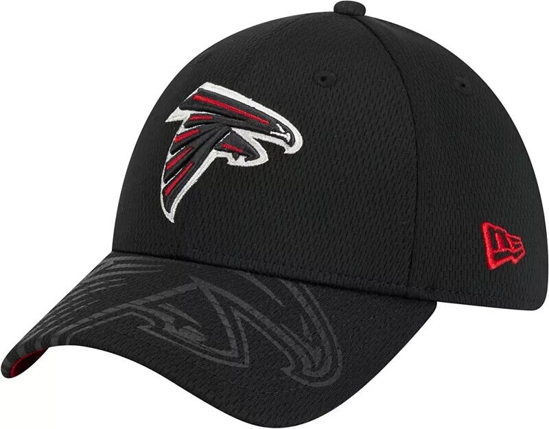 

Мужская кепка New Era Atlanta Falcons с козырьком 39Thirty Black Stretch Fit
