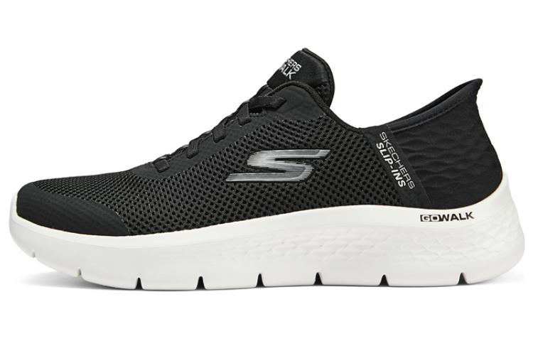 

Кроссовки для бега Go Walk Flex женские с низким верхом, черные/белые Skechers