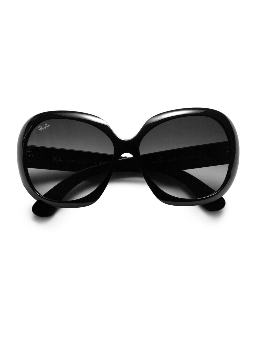 RB4098 Большие круглые солнцезащитные очки Jackie Ohh 60MM Ray-Ban, черный  – заказать по выгодной цене из-за рубежа в «CDEK.Shopping»