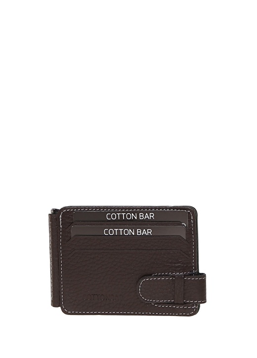 

Коричневая кожаная визитница Cotton Bar