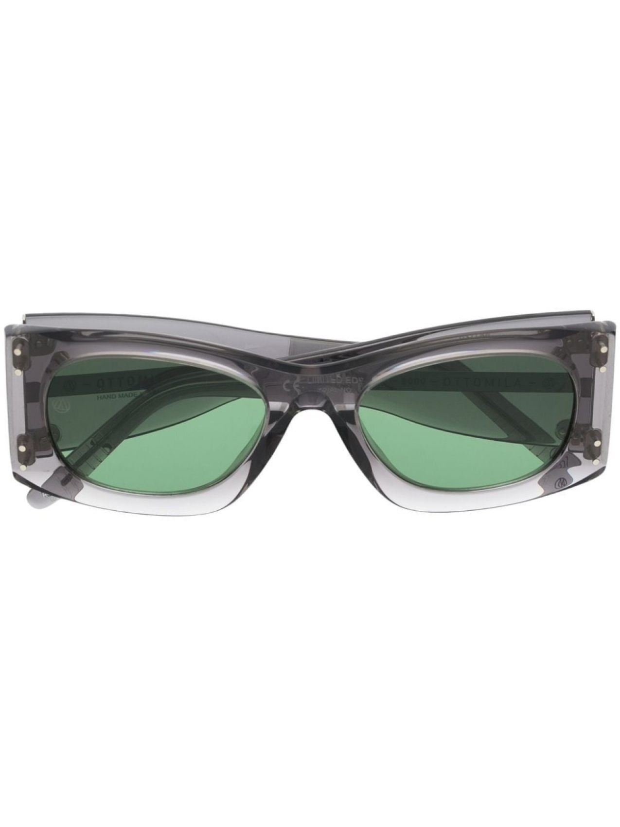 

Retrosuperfuture rectangle-frame tinted sunglasses, серый