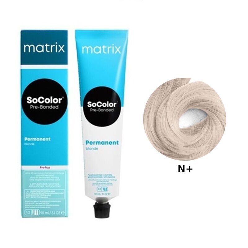 

Стойкая краска для волос n+ Matrix Socolor Pre-Bonded Ultra Blonde, 90 мл