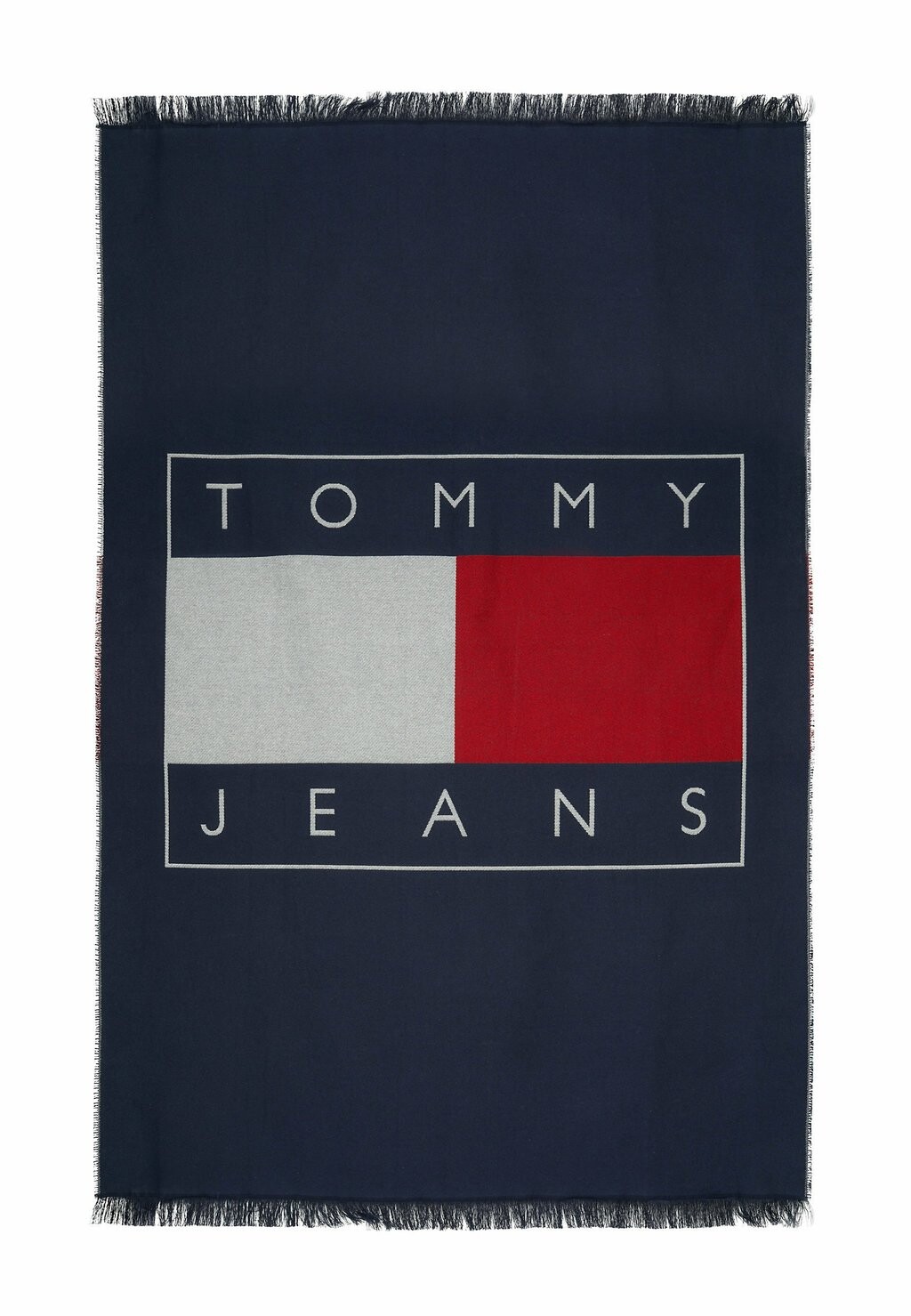 

Шарф ЛОГОТИП С бахромой Tommy Jeans, темно-синий