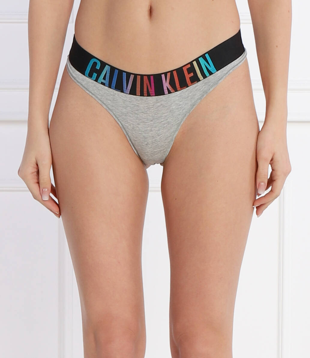 

Стринги Calvin Klein Underwear THONG, серый