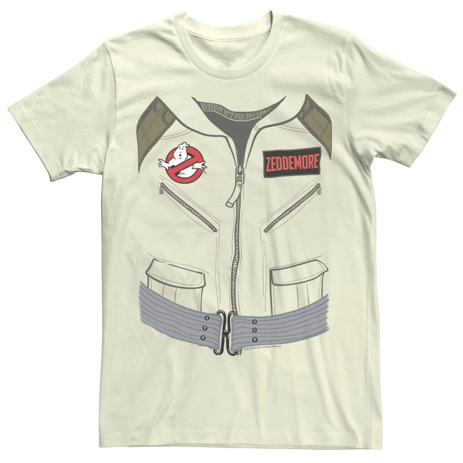 Мужская костюмная футболка «Охотники за привидениями» Zeddemore Licensed Character