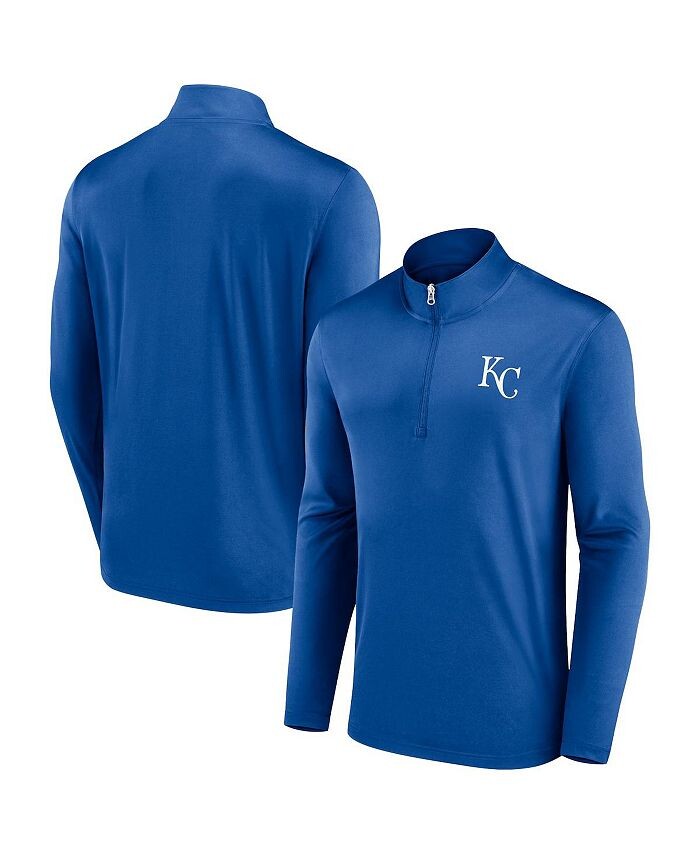 

Мужская фирменная куртка Royal Kansas City Royals Underdog Mindset с молнией четверть Fanatics, синий
