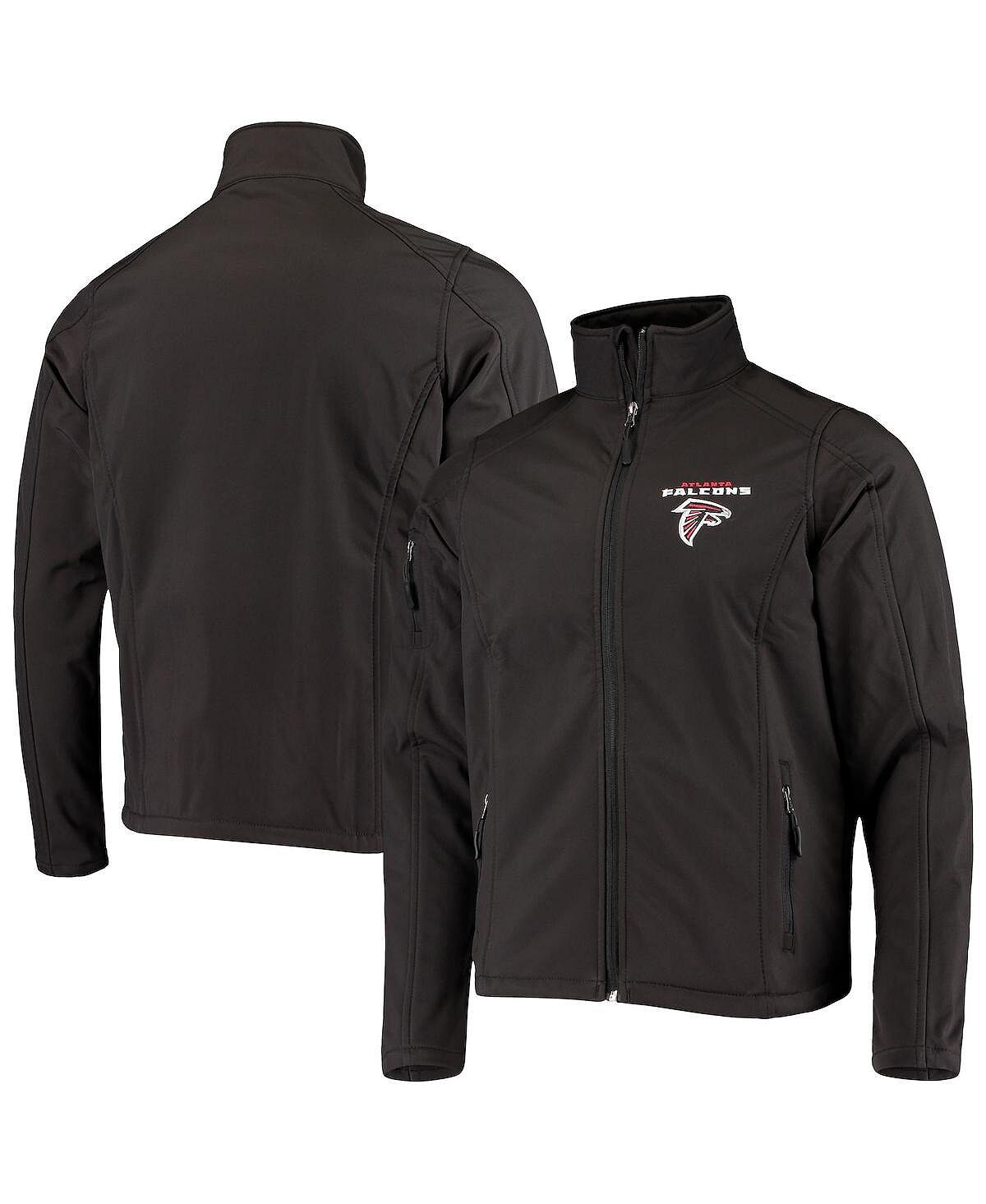 

Мужская черная куртка Atlanta Falcons Sonoma Softshell с молнией во всю длину Dunbrooke, Черный