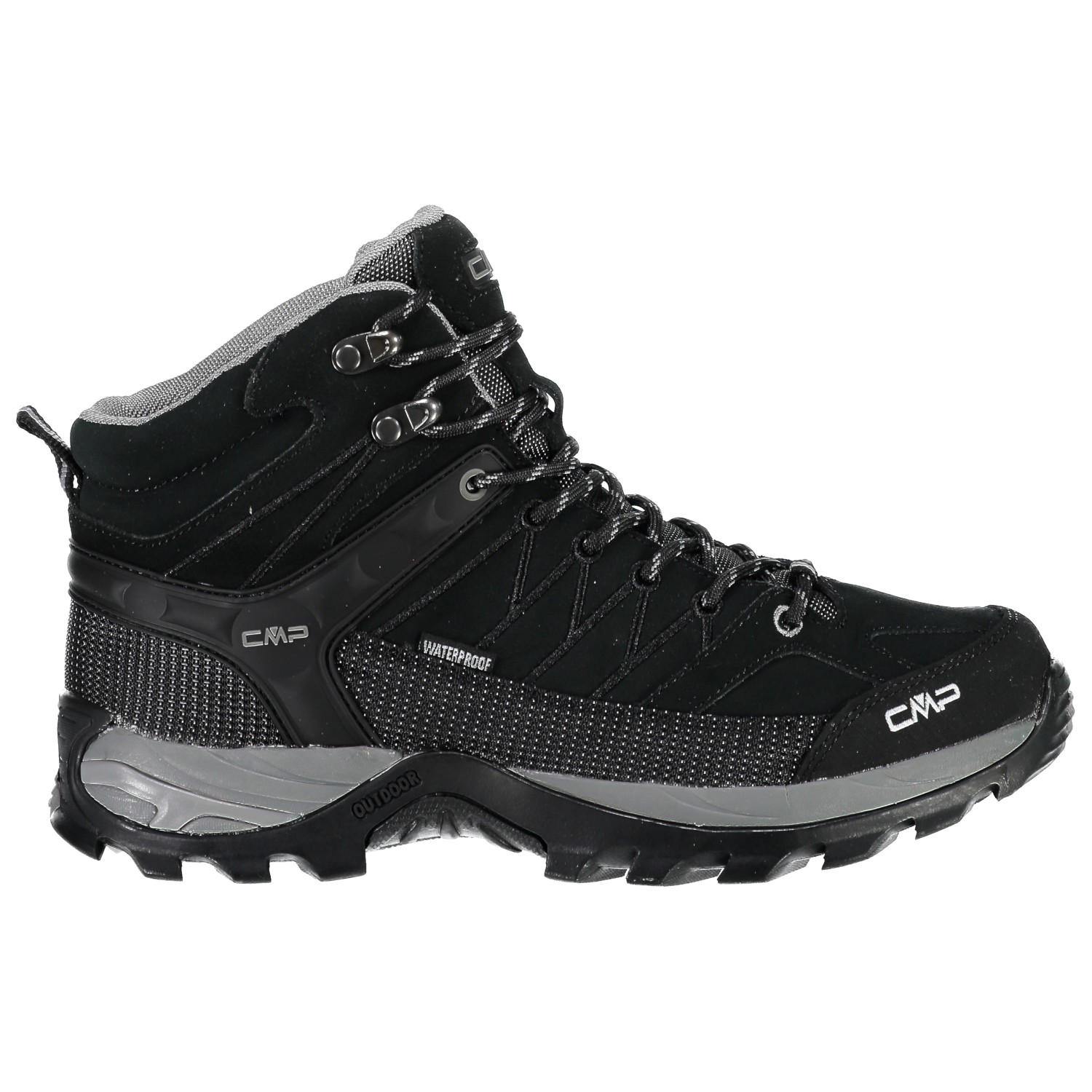 Ботинки для прогулки Cmp Rigel Mid Trekking Shoes Waterproof, цвет Nero/Grey