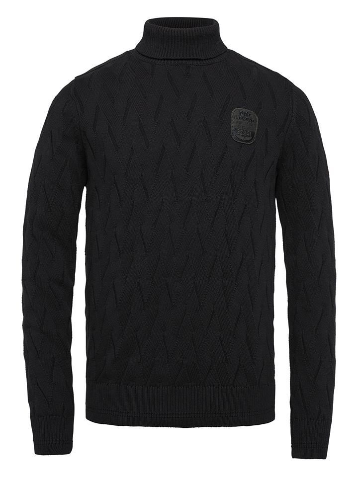 Пуловер PME Legend Rollkragen, черный ремень pme legend черный