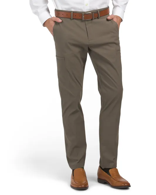 

Брюки-карго Perry Ellis Portfolio, серый