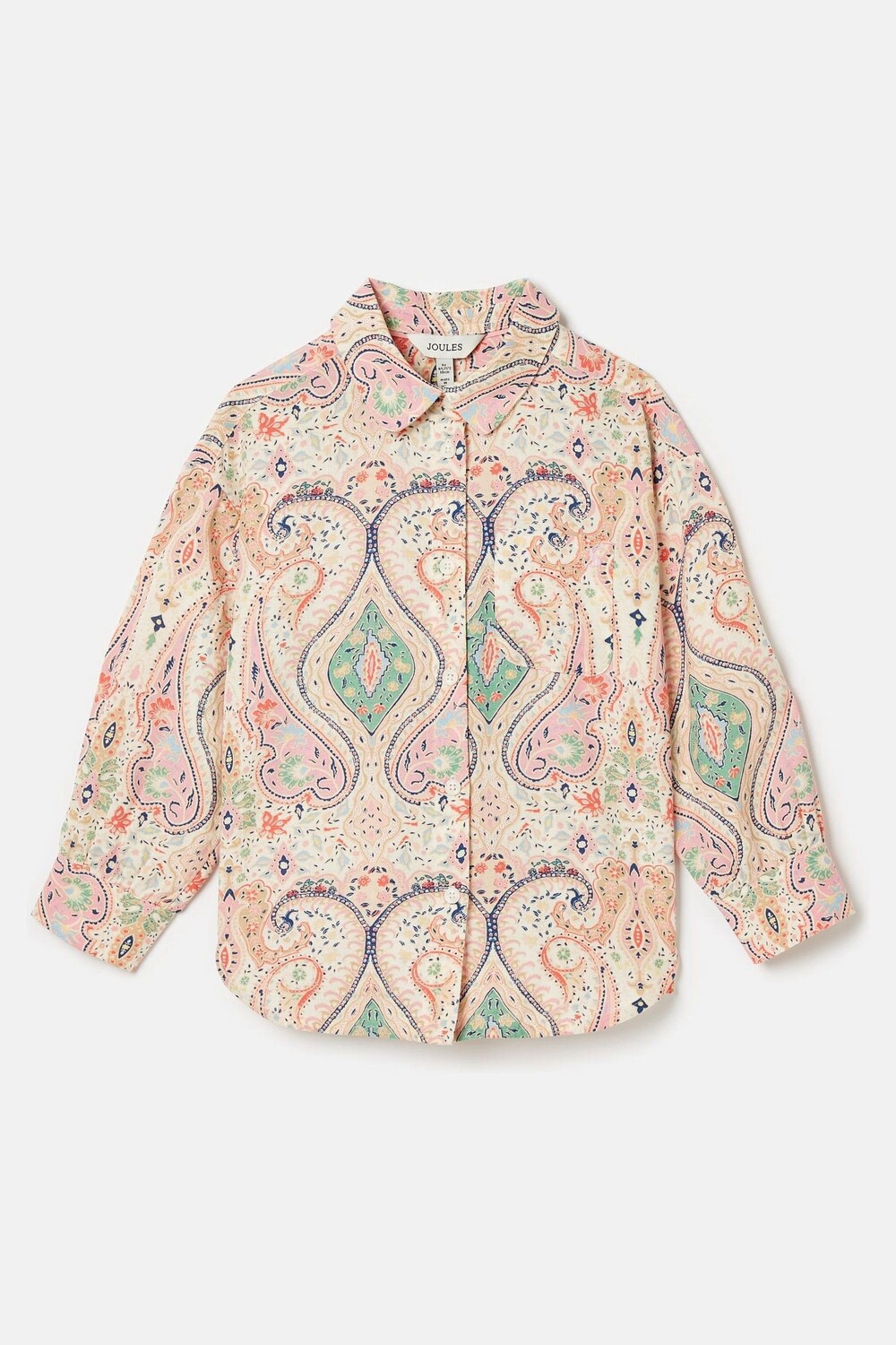 

Рубашка Эдит с пейсли Joules, розовый