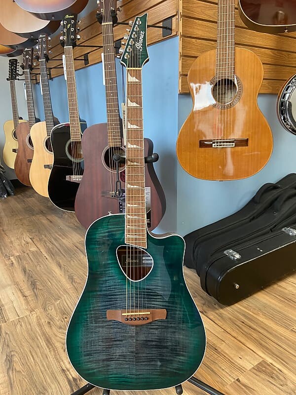

Акустическая гитара Ibanez ALT30FM-EDB Altstar 2023 - Present - Emerald Doom Burst High Gloss