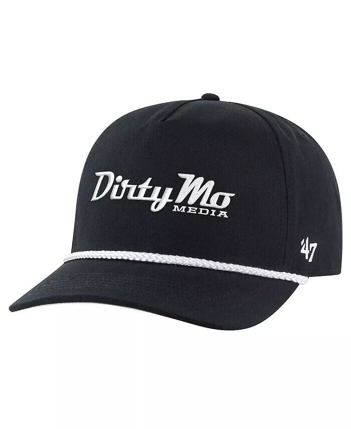 

Мужская черная регулируемая шляпа Dirty Mo Media Rope Hitch '47 Brand, черный