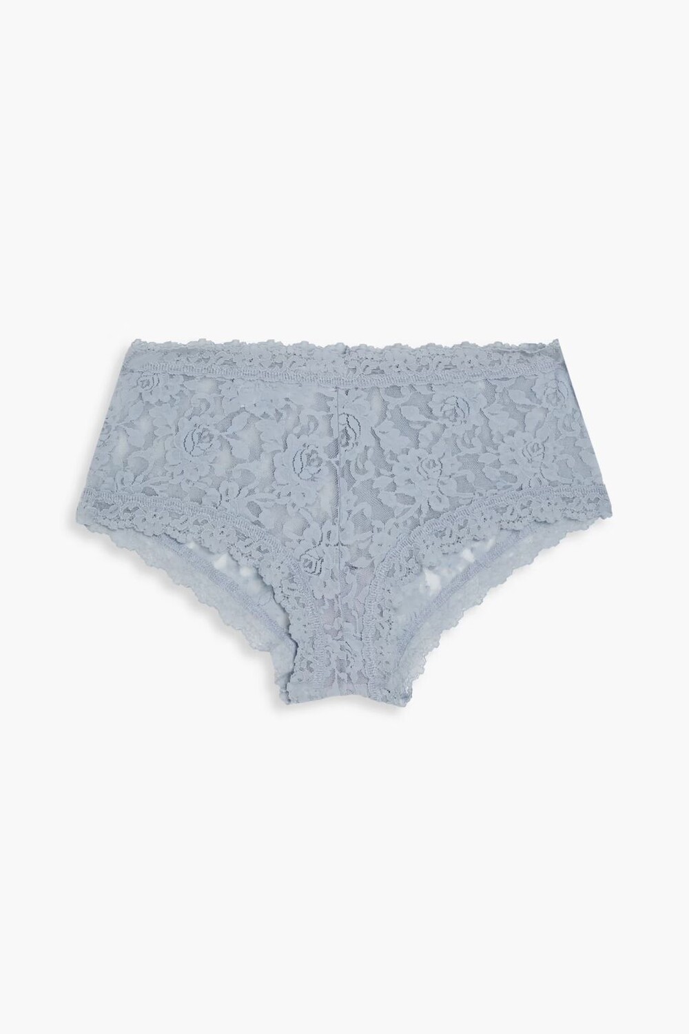 

Фирменные трусы средней посадки из эластичного кружева Hanky Panky, голубое небо