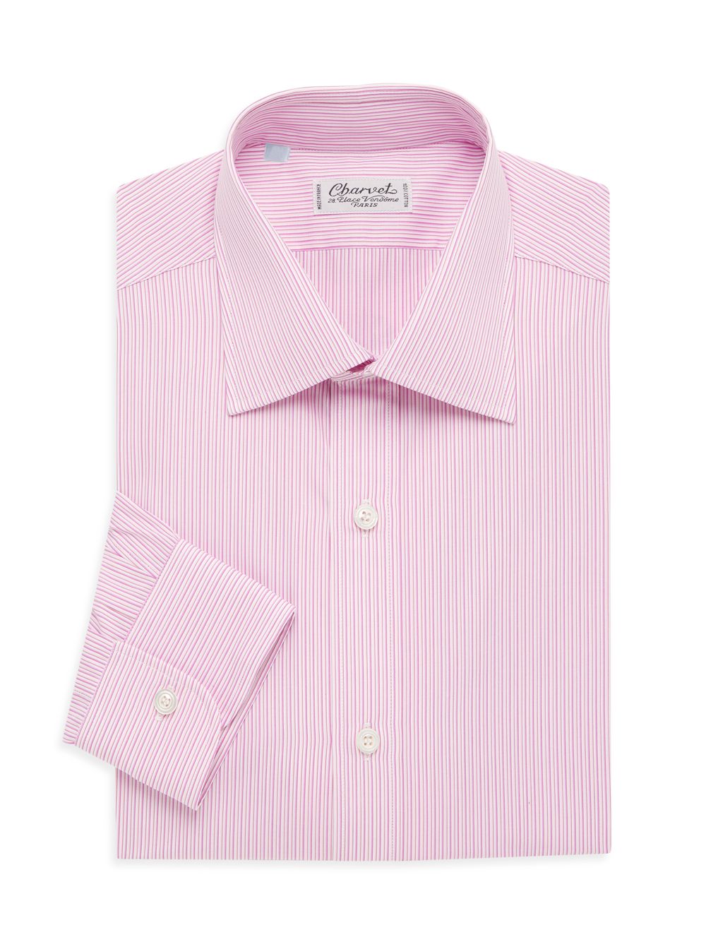 цена Рубашка в полоску Charvet, розовый