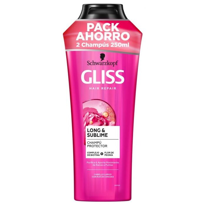 

Шампунь Champú Long & Sublime Gliss, 2 x 250 ml