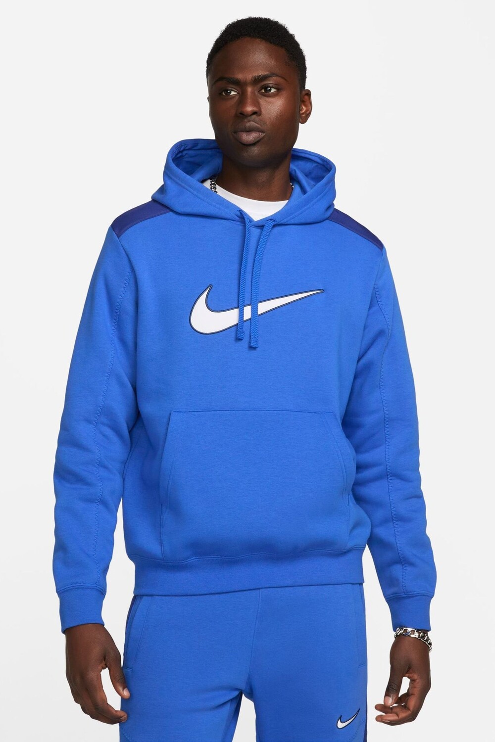 

Спортивная толстовка с цветными блоками Nike, синий