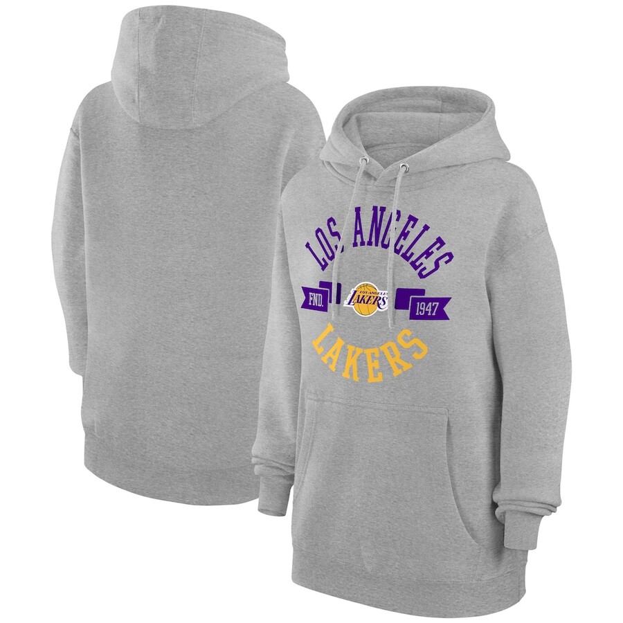 

Пуловер с капюшоном G-III 4Her by Carl Banks Los Angeles Lakers, серый