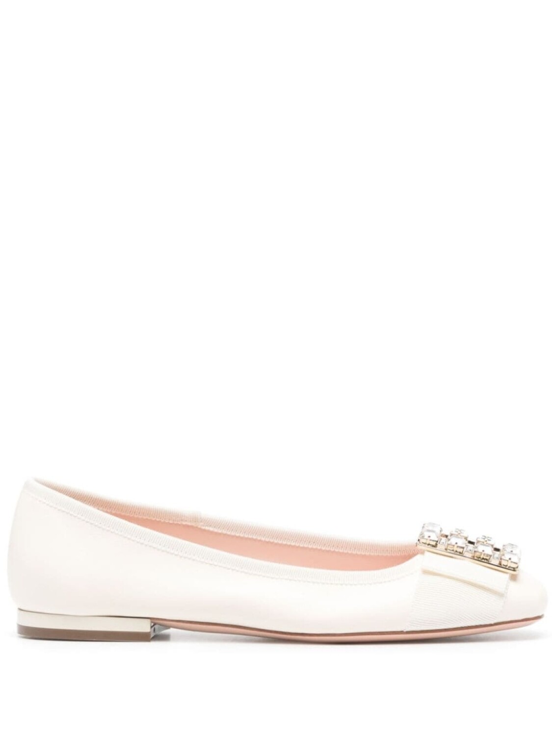 

Roger Vivier балетки с кристаллами, серый