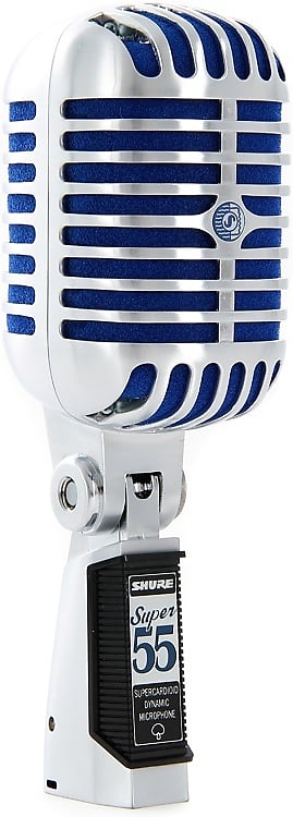 Кардиоидный динамический вокальный микрофон Shure Super 55 Deluxe Supercardioid Dynamic Microphone вокальный микрофон динамический shure super 55 deluxe