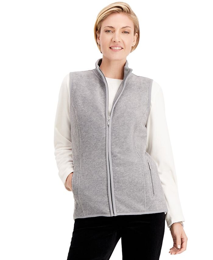 

Флисовый жилет Zeroproof Karen Scott, цвет Smoke Grey Heather