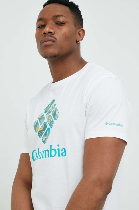 

Хлопковая футболка Columbia, белый