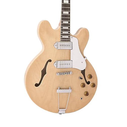 

Электрогитара Vintage Guitars VSA500P ReIssued Semi-Hollow Electric Guitar - Natural Maple
