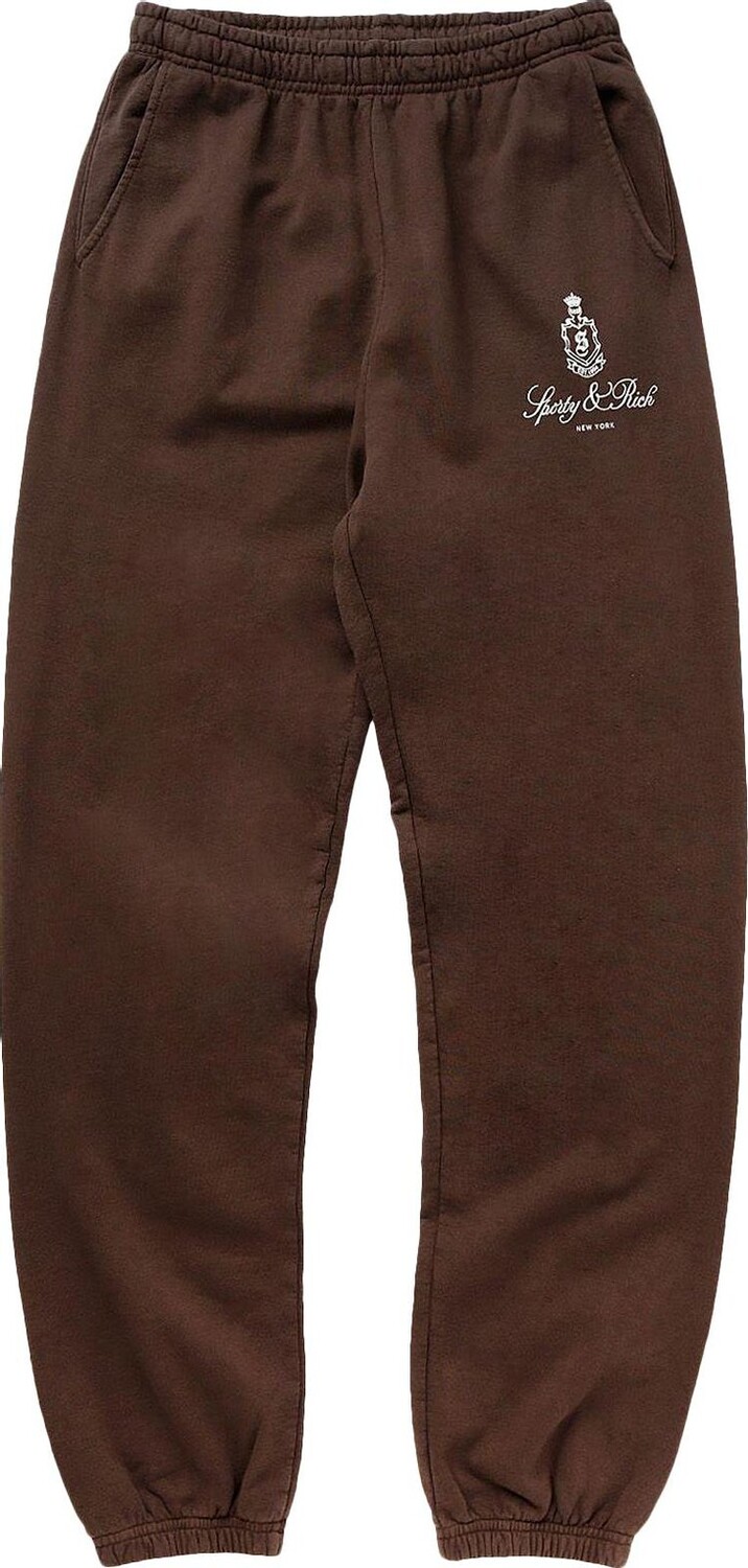 

Спортивные брюки Sporty & Rich Vendome 'Chocolate', коричневый