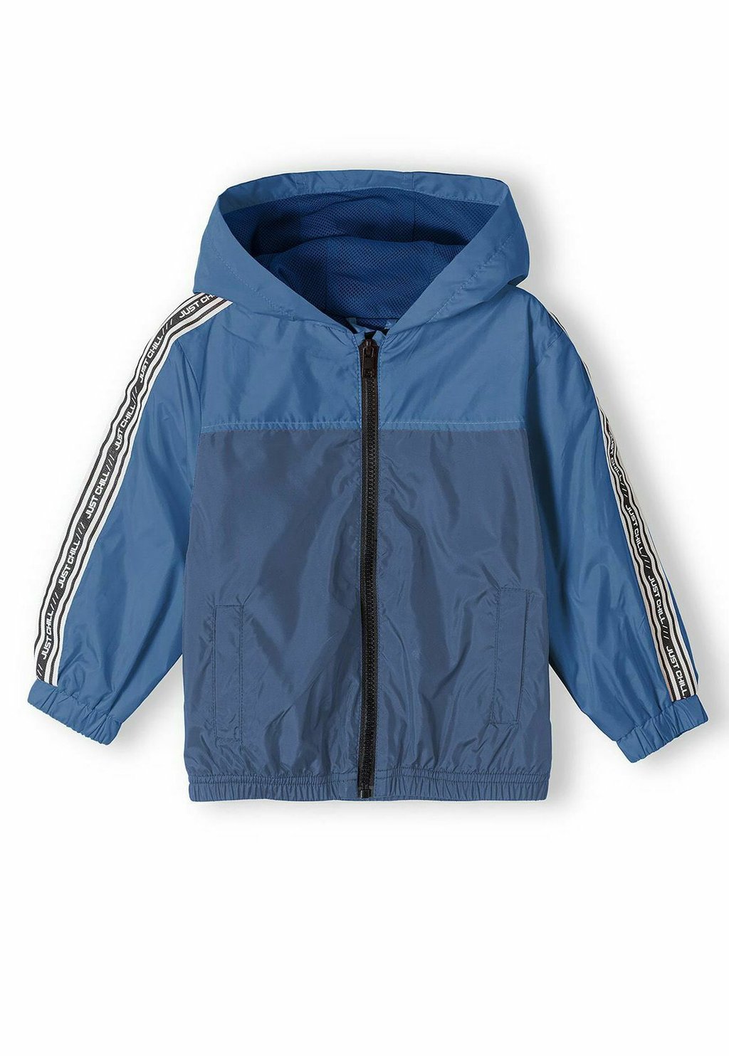 Легкая куртка WITH HOOD MINOTI, цвет blue
