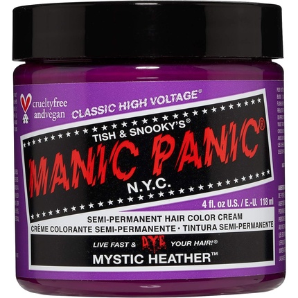 Классическая кремовая формула высокого напряжения Mystic Heather 118 мл, Manic Panic manic panic classic electric amethyst