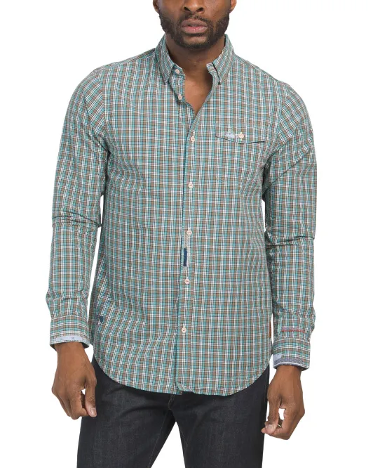 

Рубашка в клетку Mix Scotch & Soda, синий
