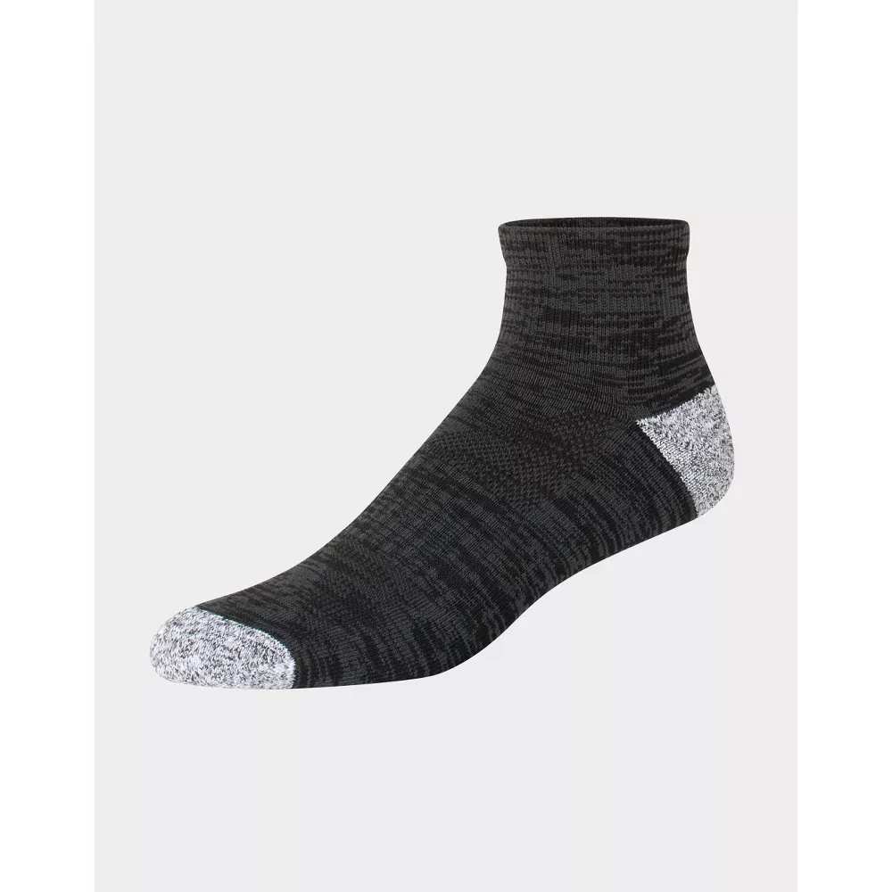 

Носки Hanes Premium Men's Performance Filament Ankle Socks 6pk, цвет Charcoal Gray