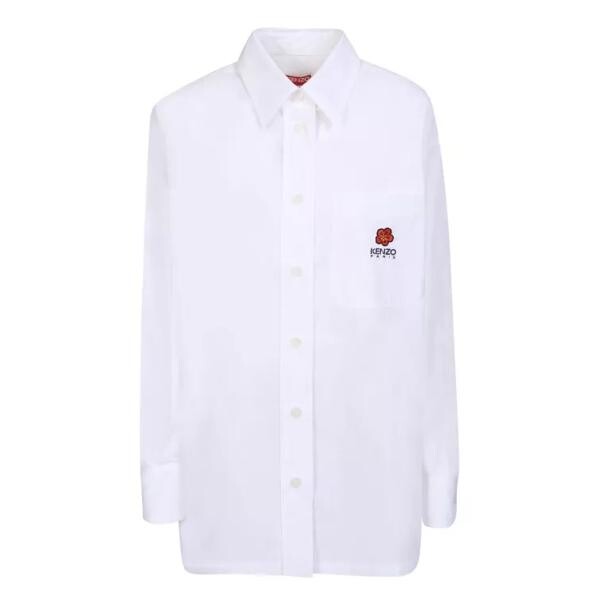 

Футболка boke flower crest shirt Kenzo, белый