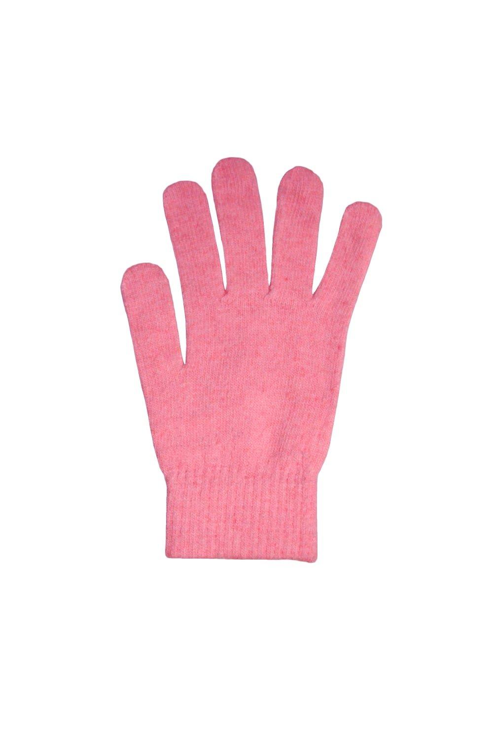 Зимние волшебные перчатки из шерсти Universal Textiles, розовый распродажа термовязаные зимние перчатки universal textiles серый
