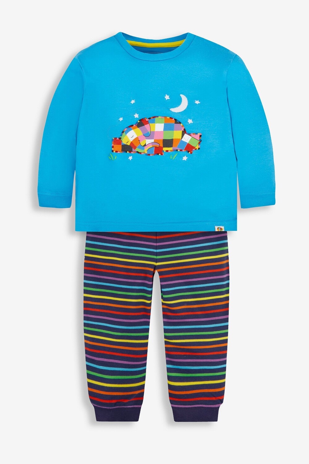 

Пижама из джерси с аппликацией JoJo Maman Bébé Elmer Jojo Maman Bébé, синий