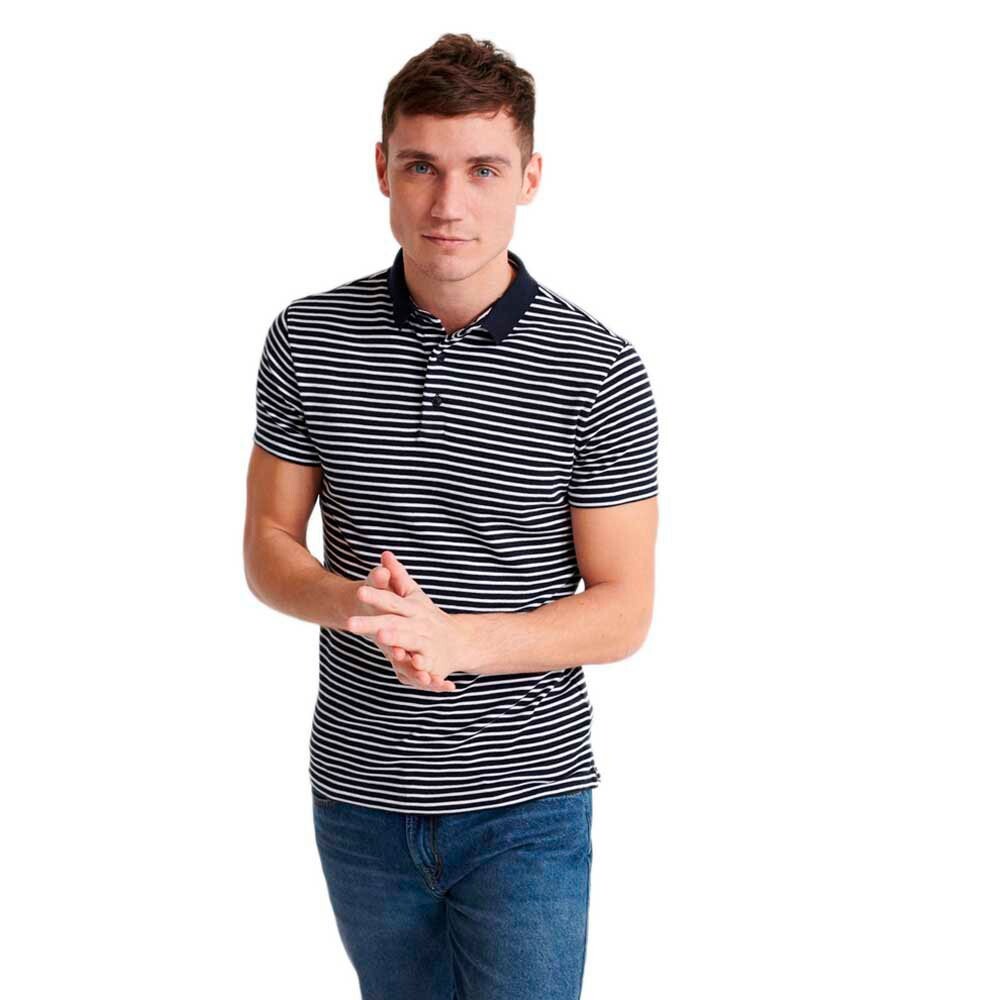 

Поло Superdry Edit Pima, синий