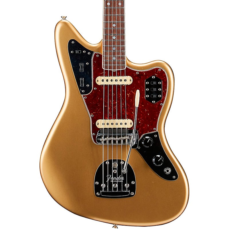 Электрогитара Fender Custom Shop '66 Jaguar Deluxe Closet Classic Electric Guitar Aztec Gold