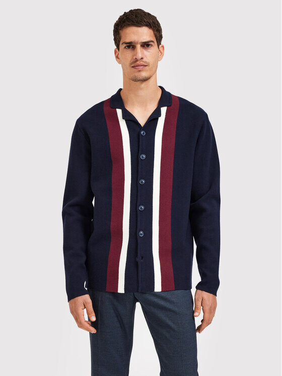 

Кардиган стандартного кроя Selected Homme, синий