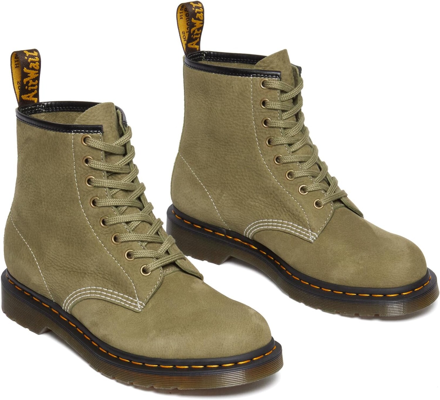

Ботинки Dr. Martens 1460, цвет Muted Olive